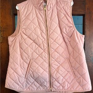 Old Navy Light Pink Quilted Vest